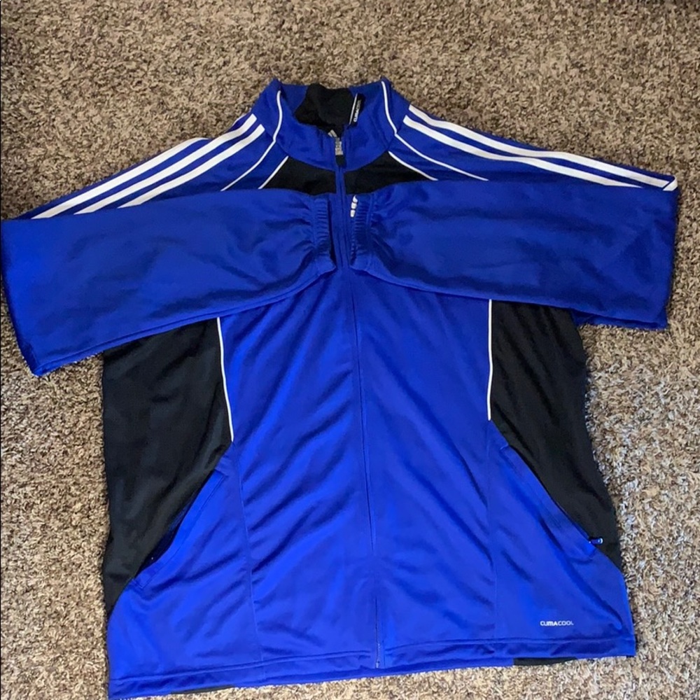 Adidas Men’s Jacket 2XLRoyal Blue